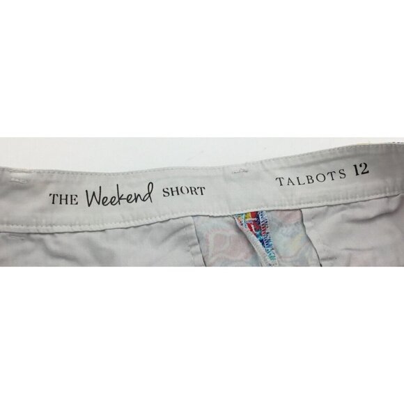 Talbots The Weekend Short 7 inch in Bright Colorful Ocean Life Print Size 12 - Picture 7 of 9